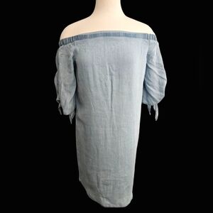 a.n.a. Light Chambray Dress Small
